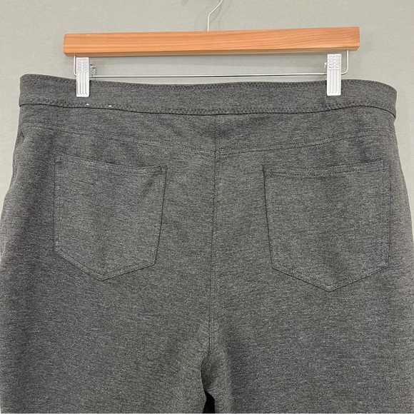 Chico’s Heather Gray Ponte Slim Leg Pants - Picture 6 of 16